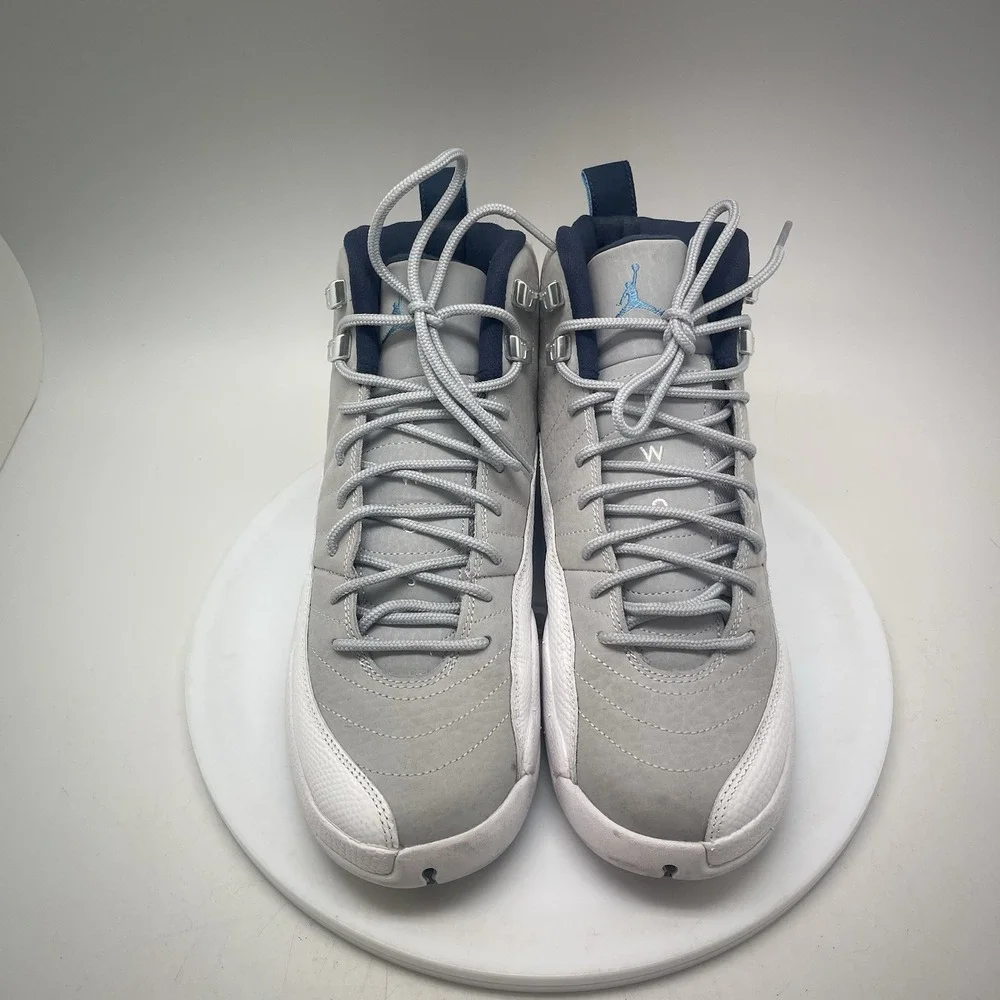 Nike Air Jordan 12 Retro Youth Size 7Y Athletic Basketball Gray Shoes 153265-007